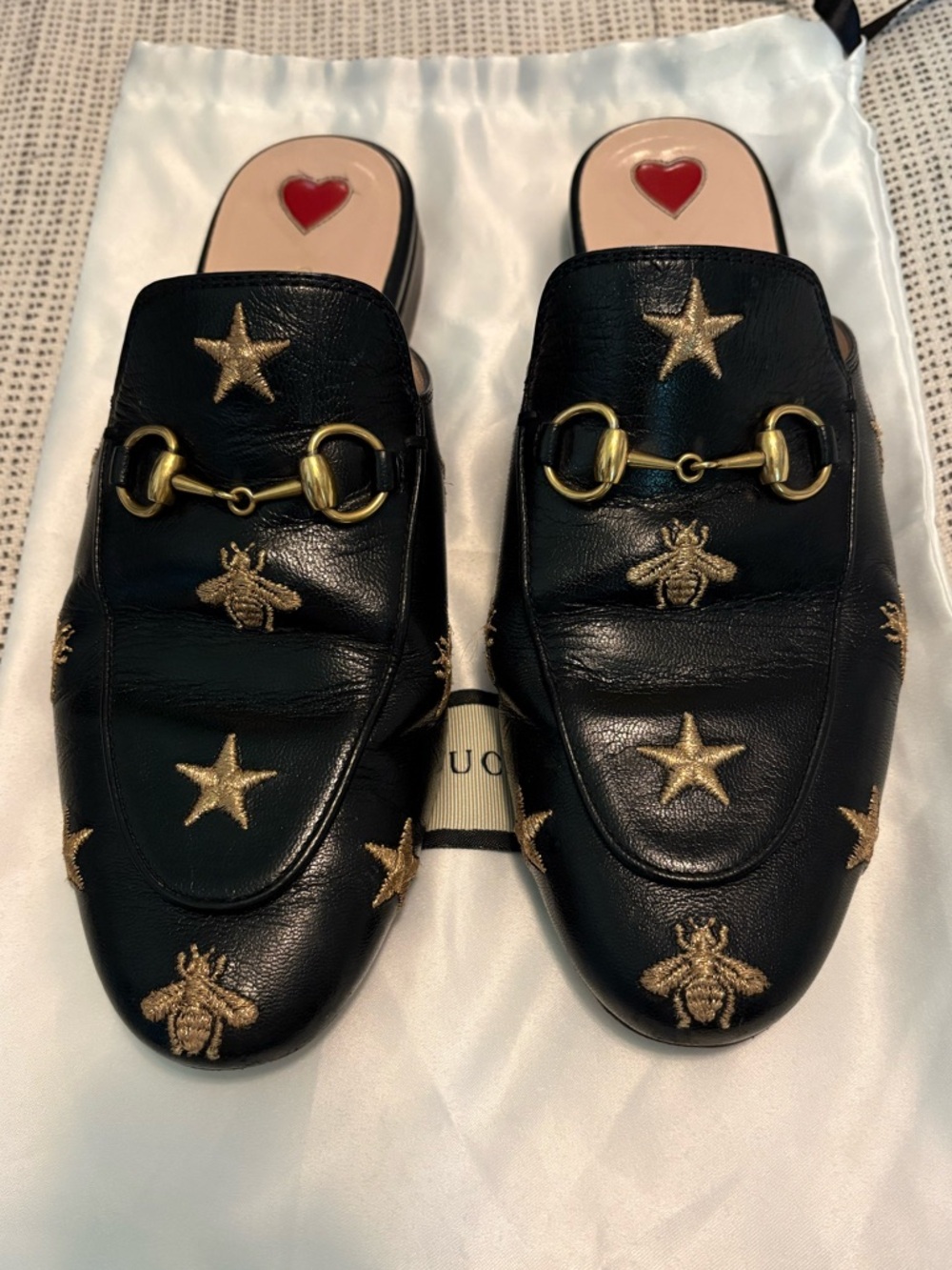 Gucci princetown Quinton Nero mules